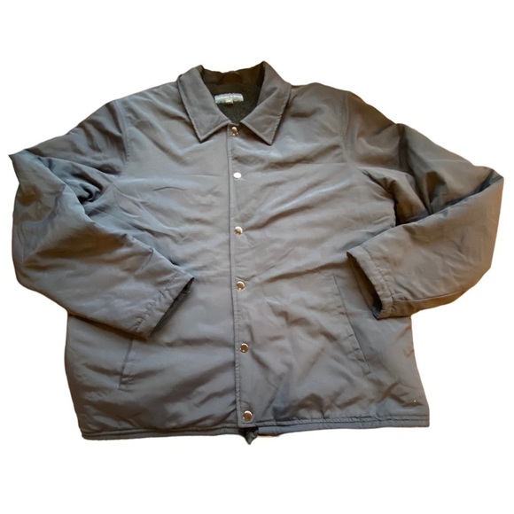 Bleecker & Broad Men's Fleece Lined Nylon Jacket Size Large - Picture 1 of 12